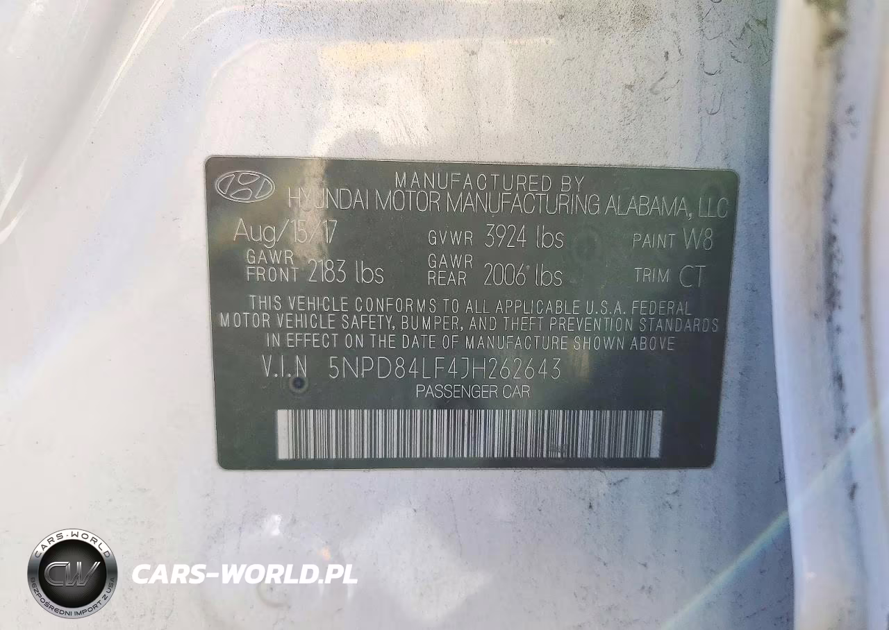 2018 Hyundai Elantra Sel VIN:5NPD84LF4JH262643 - 12
