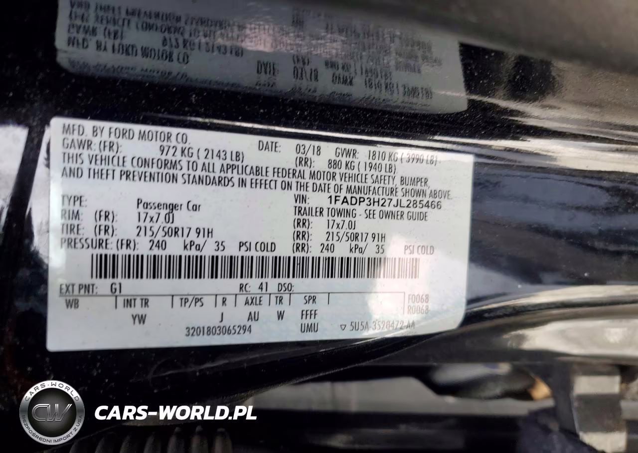 2019 Ford Fusion VIN:1FADP3H27JL285466 - 12
