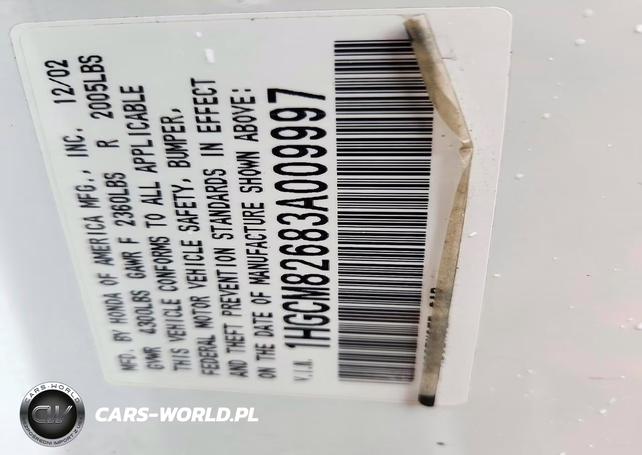 2003 Honda Accord Ex VIN:1HGCM82683A009997 - 12