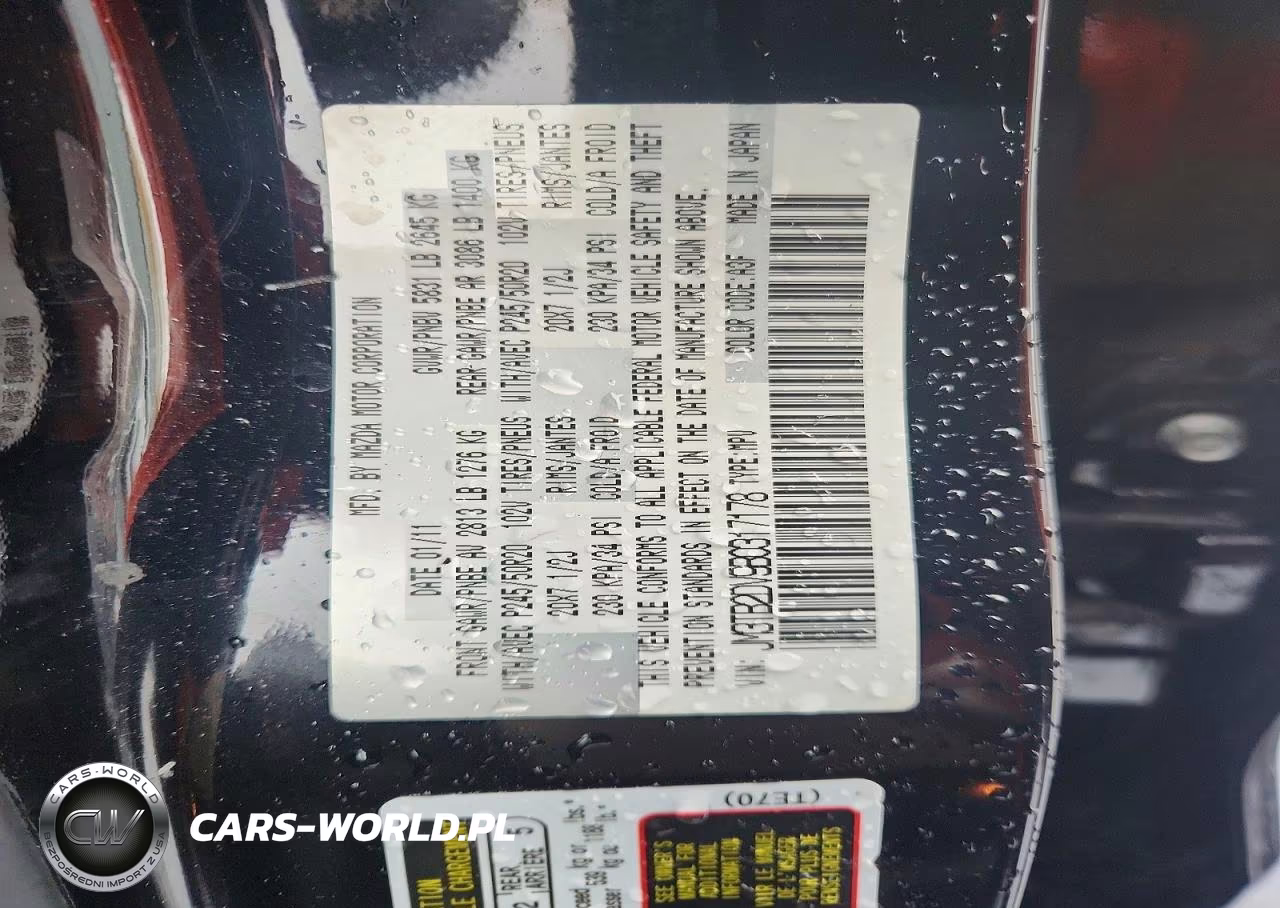 2011 Mazda Cx-9 VIN:JM3TB2DV9B0317178 - 13