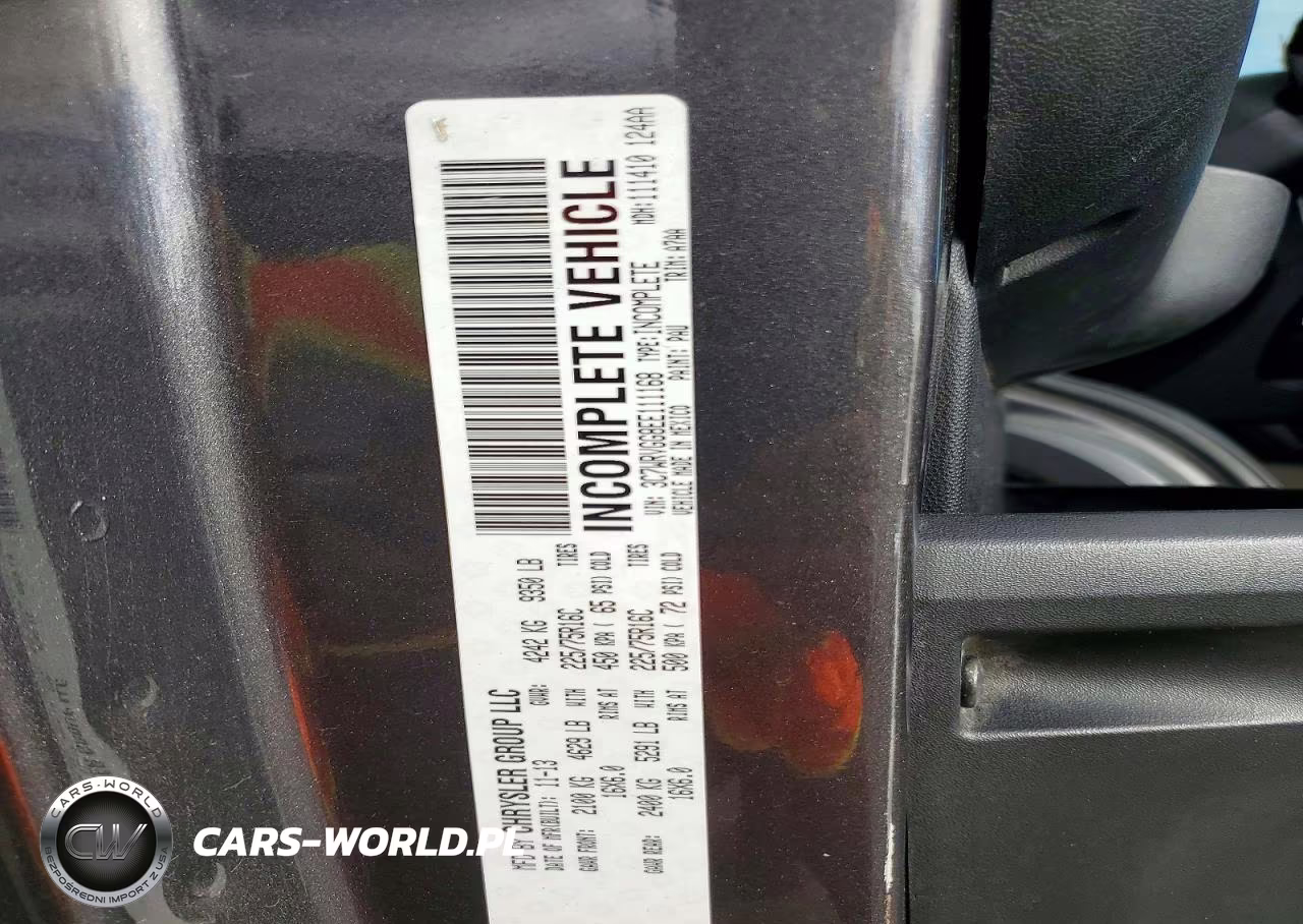 2014 Ram Promaster 3500 3500 Standard VIN:3C7WRVGG8EE111168 - 13