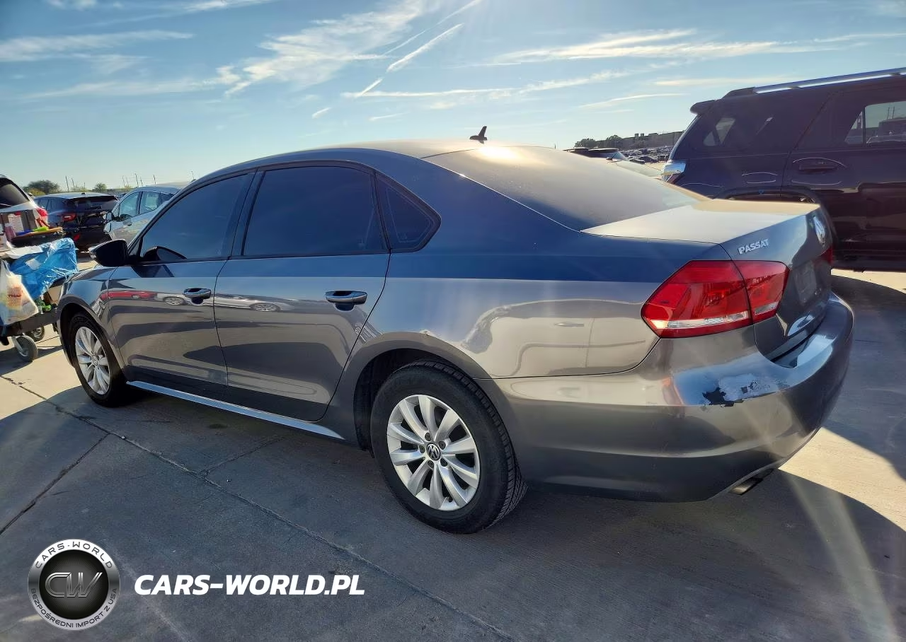 2012 Volkswagen Passat S VIN:1VWAH7A39CC046179 - 2