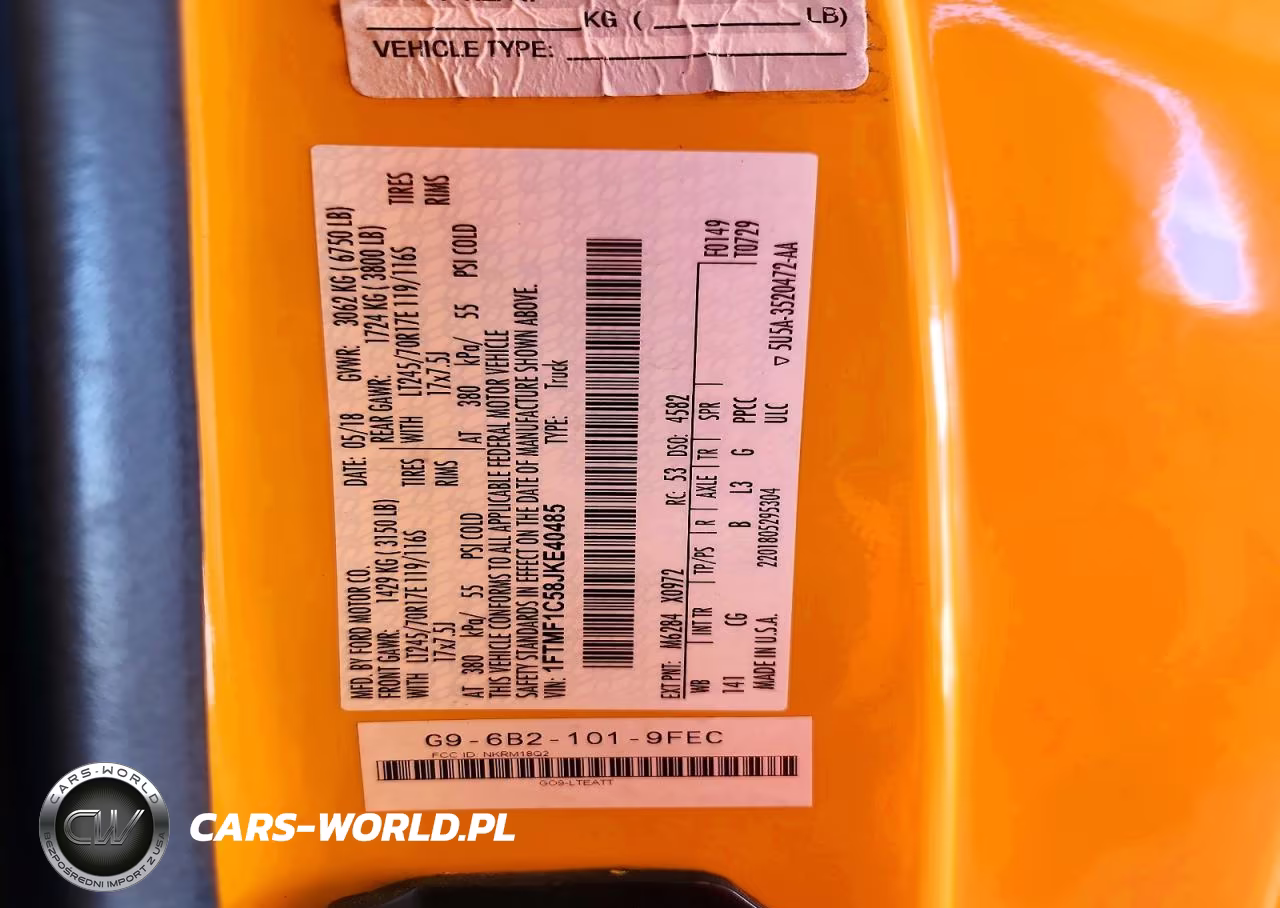 2018 Ford F150 Xl VIN:1FTMF1C58JKE40485 - 13