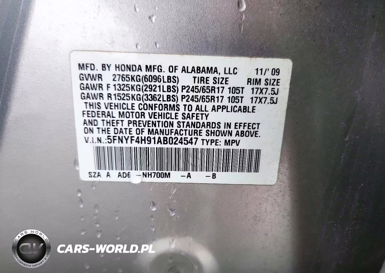 2010 Honda Pilot Touring VIN:5FNYF4H91AB024547 - 13