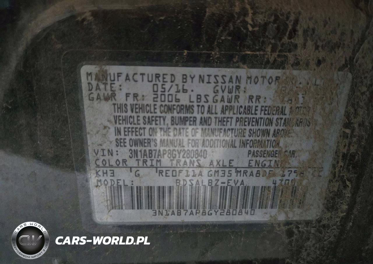 2016 Nissan Sentra S VIN:3N1AB7AP8GY280840 - 12