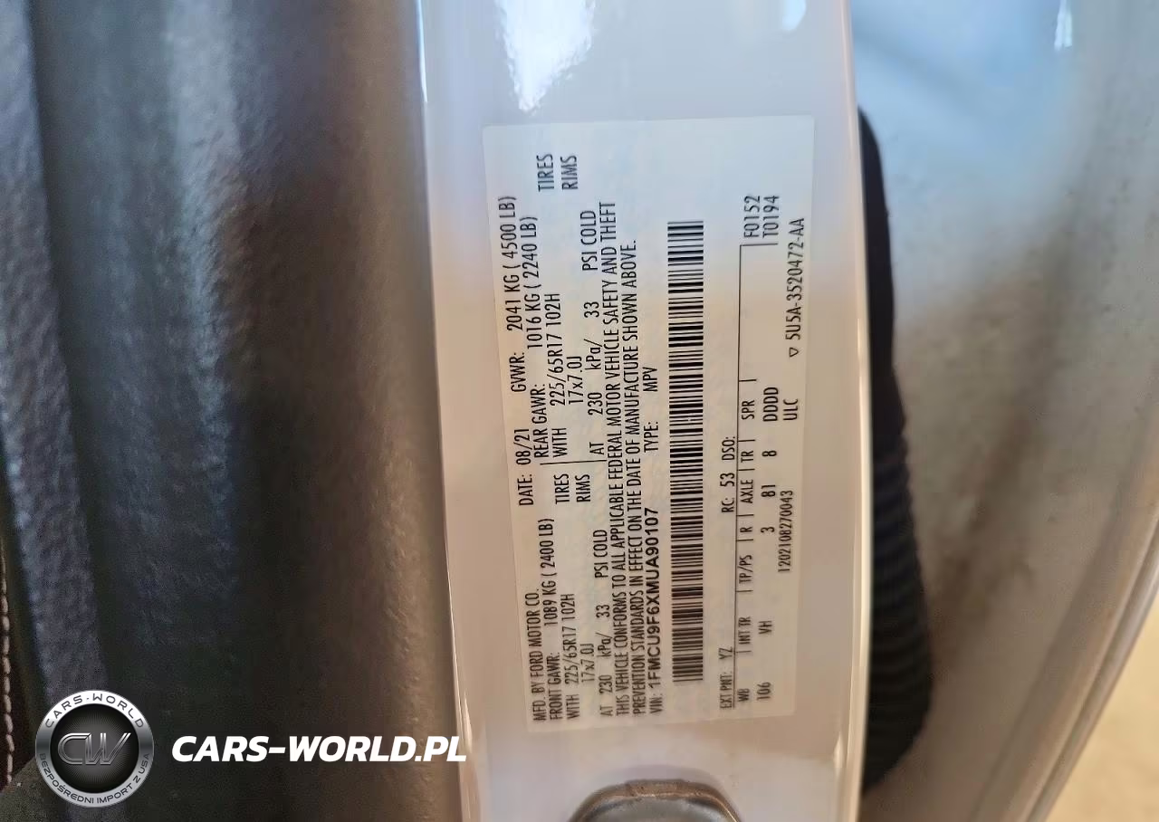 2021 Ford Escape S VIN:1FMCU9F6XMUA90107 - 13