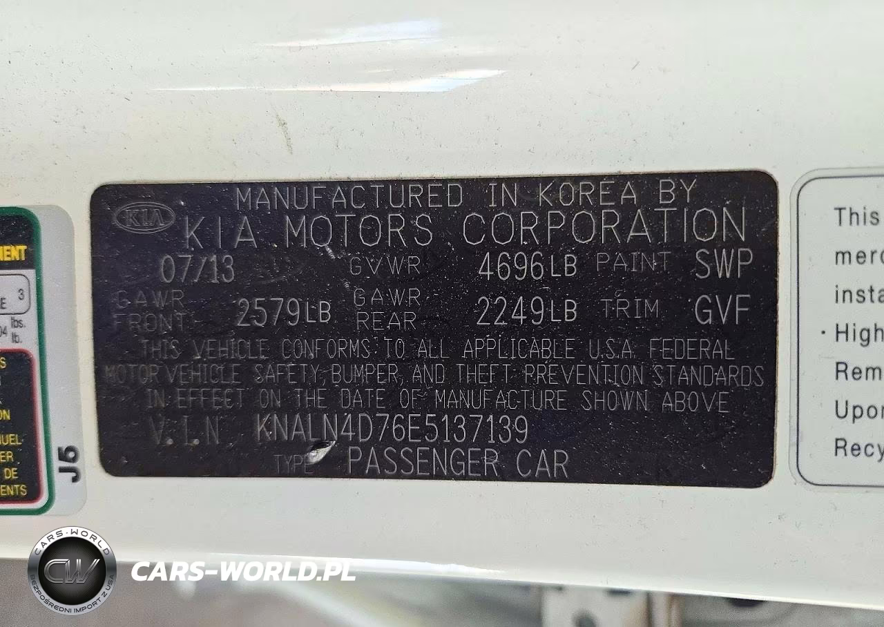 2014 Kia Cadenza Premium VIN:KNALN4D76E5137139 - 12