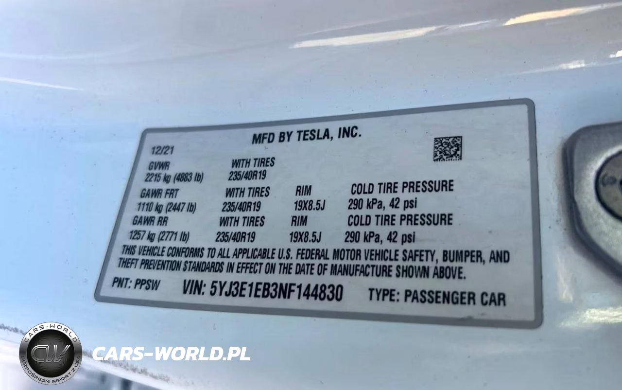 2022 Tesla Model 3 VIN:5YJ3E1EB3NF144830 - 10