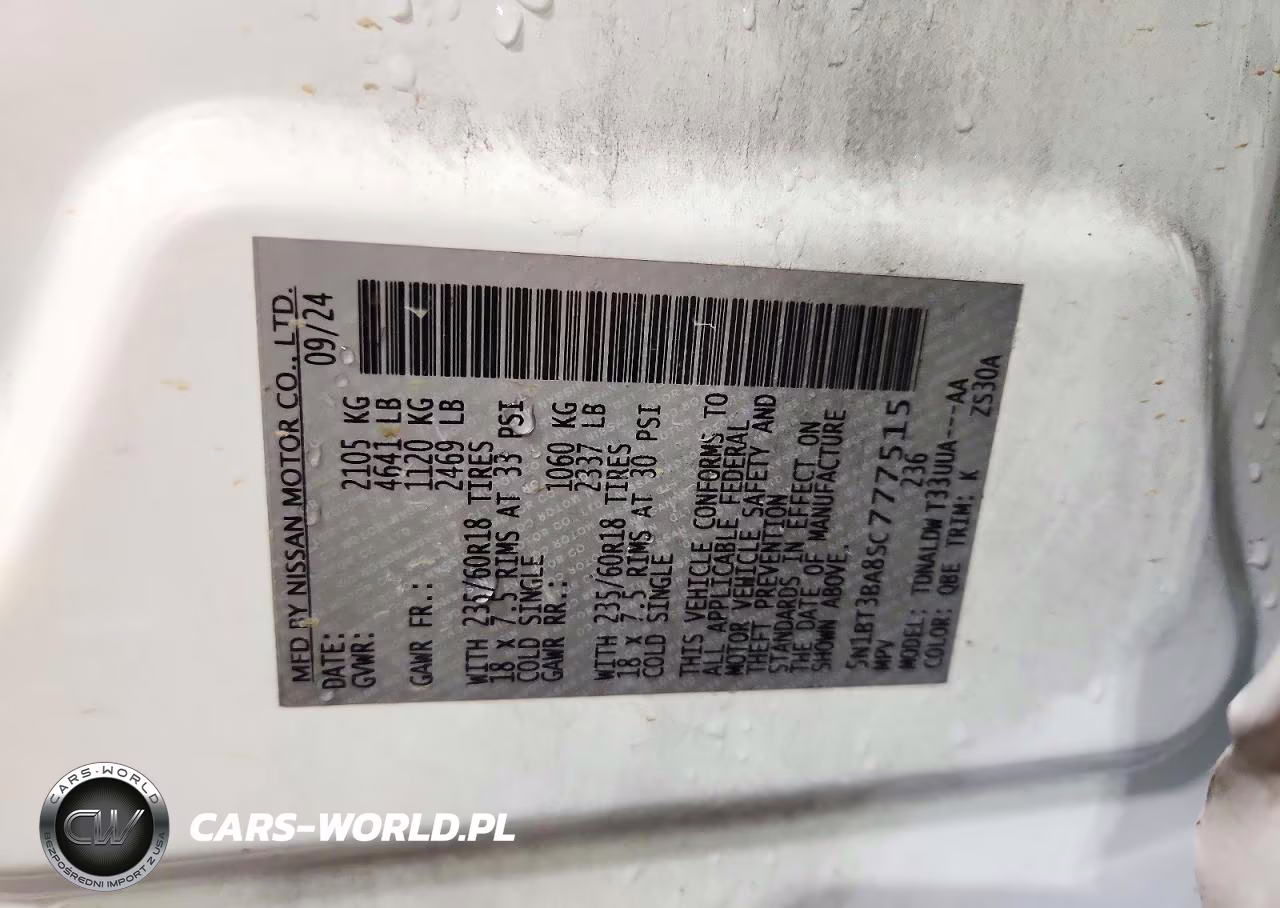 2025 Nissan Rogue Sv VIN:5N1BT3BA8SC777515 - 13