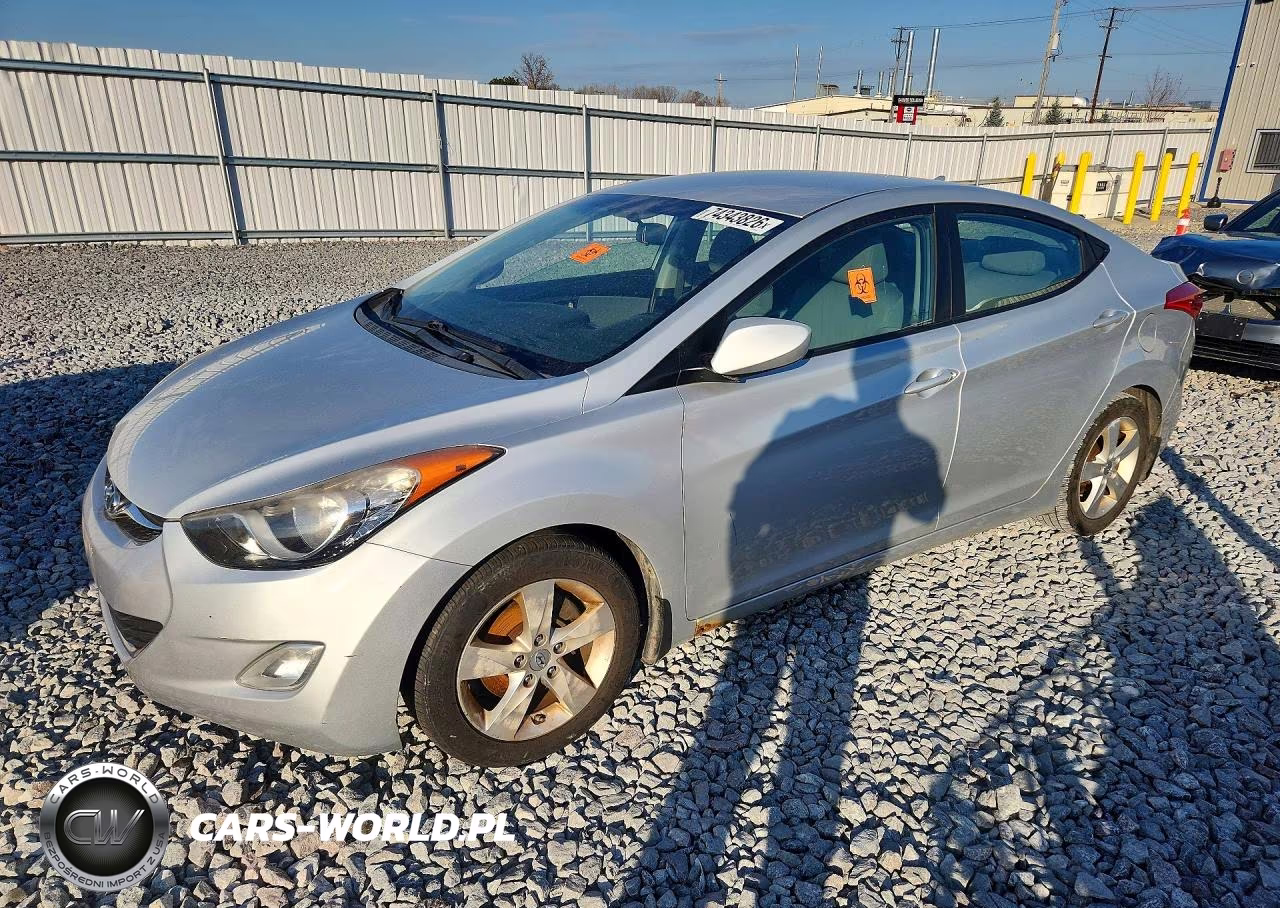 2012 Hyundai Elantra Gls VIN:KMHDH4AE2CU209468 - 1
