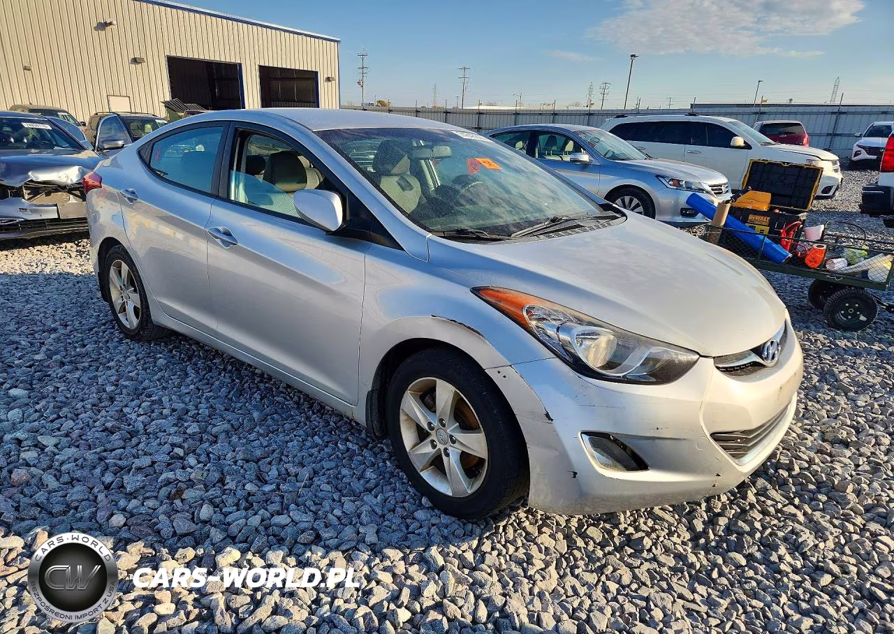 2012 Hyundai Elantra Gls VIN:KMHDH4AE2CU209468 - 4