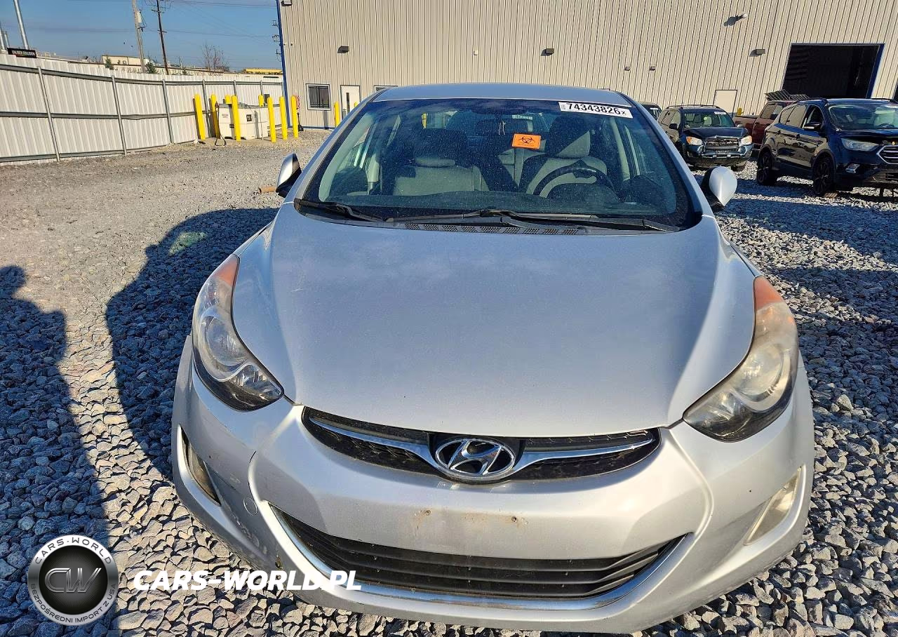 2012 Hyundai Elantra Gls VIN:KMHDH4AE2CU209468 - 5