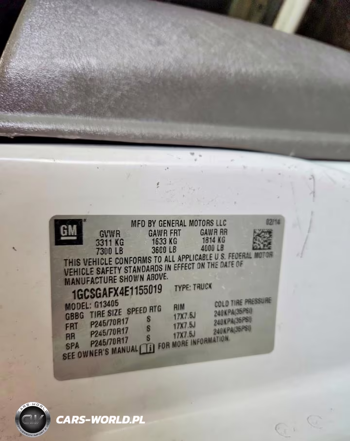 2014 Chevrolet Express G1500 VIN:1GCSGAFX4E1155019 - 13