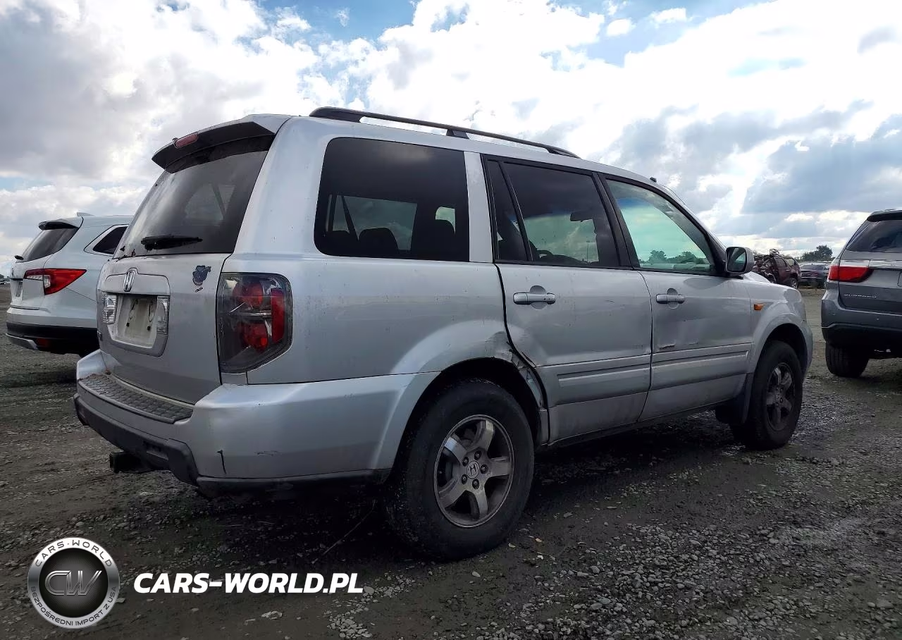 2008 Honda Pilot Ex VIN:5FNYF28478B028766 - 3