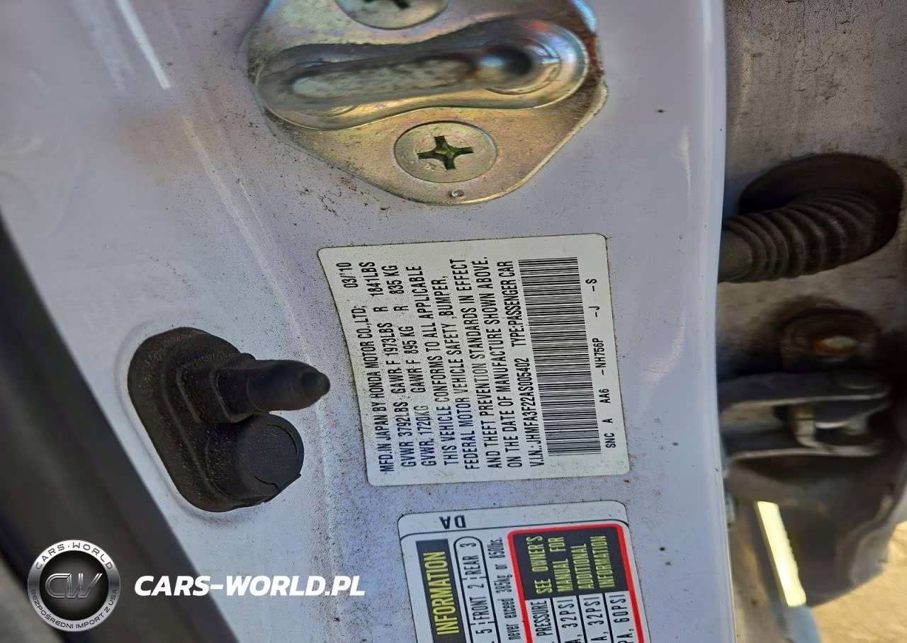 2010 Honda Civic Hybrid VIN:JHMFA3F22AS005402 - 12