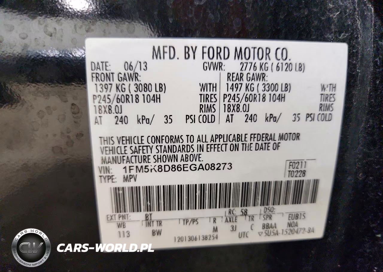 2014 Ford Explorer Xlt VIN:1FM5K8D86EGA08273 - 13