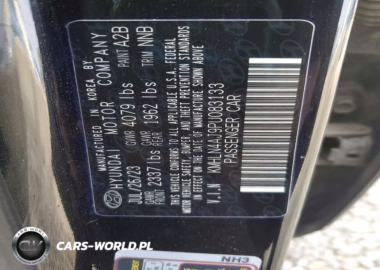 2023 Hyundai Elantra Limited VIN:KMHLN4AJ9PU083133 - 12