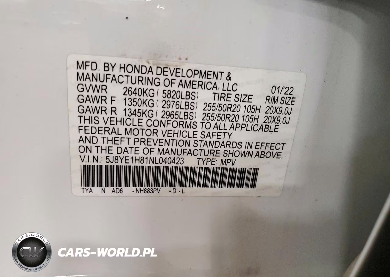2022 Acura Mdx Advance VIN:5J8YE1H81NL040423 - 13