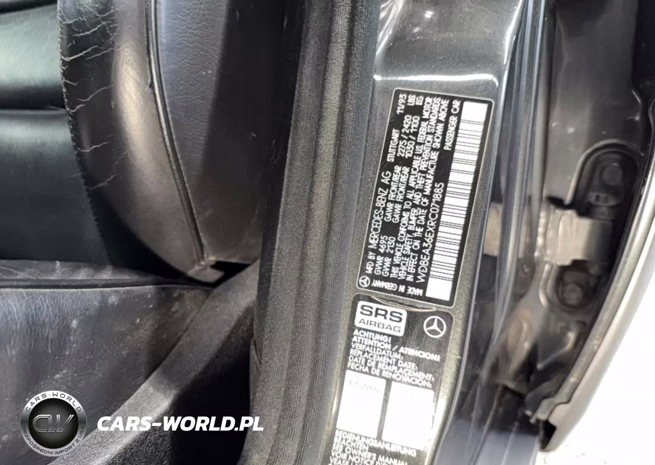 1994 Mercedes-Benz E 500 VIN:WDBEA36EXRC071885 - 10