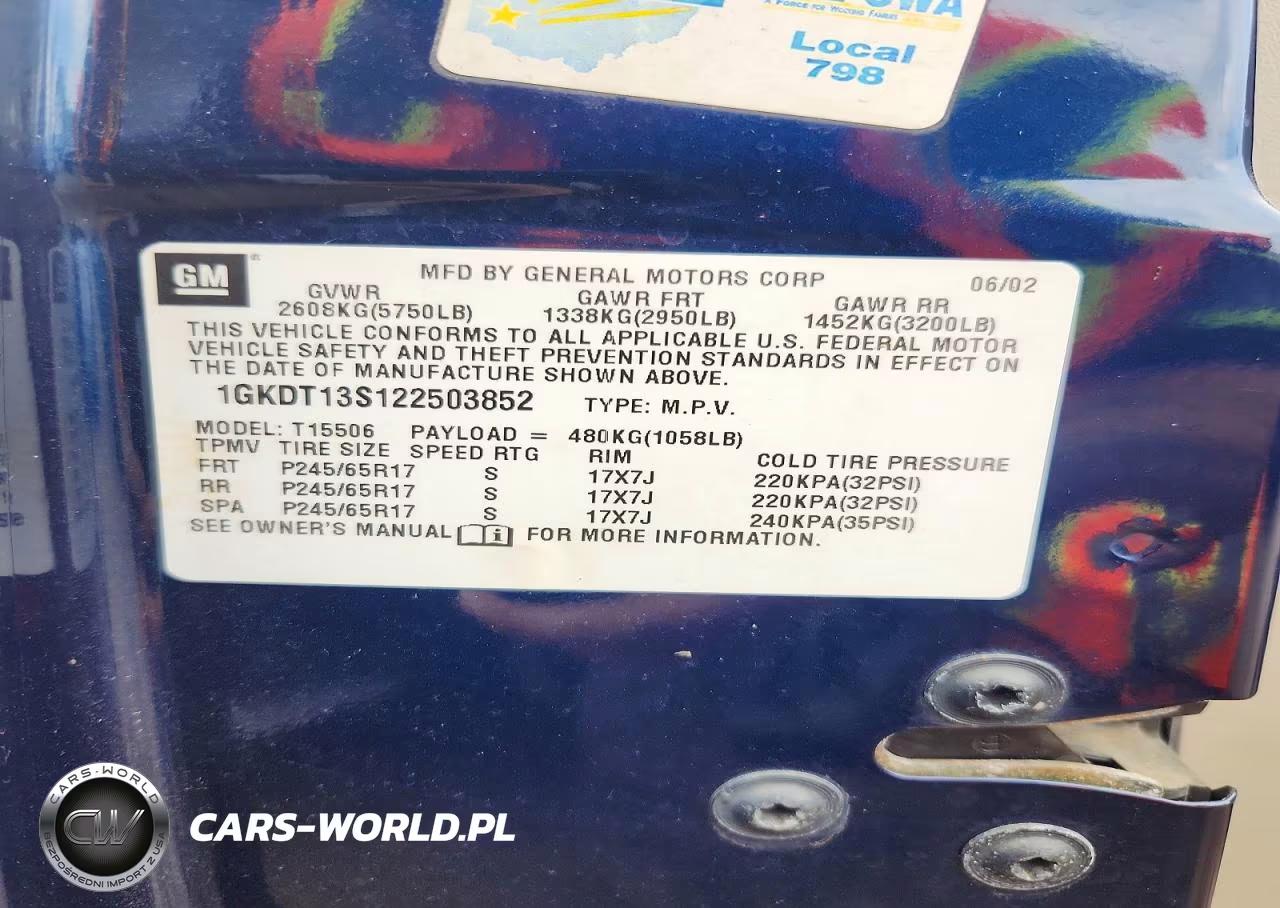 2002 GMC Envoy VIN:1GKDT13S122503852 - 12