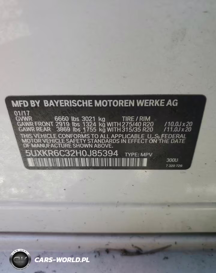2017 BMW X5 xDrive50I VIN:5UXKR6C32H0J85394 - 14