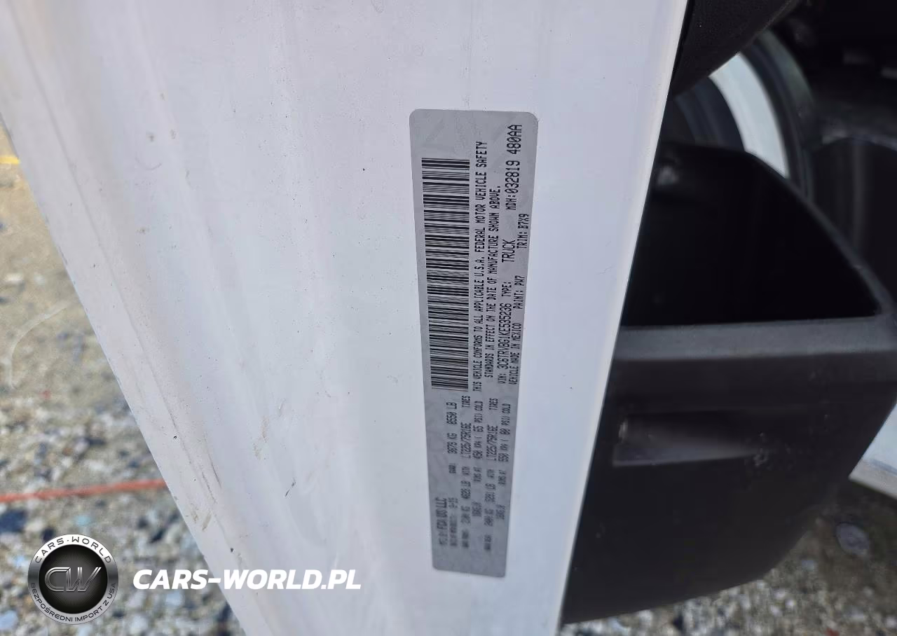 2019 Ram Promaster 1500 High Roof 136 Wb VIN:3C6TRVBG1KE535236 - 13