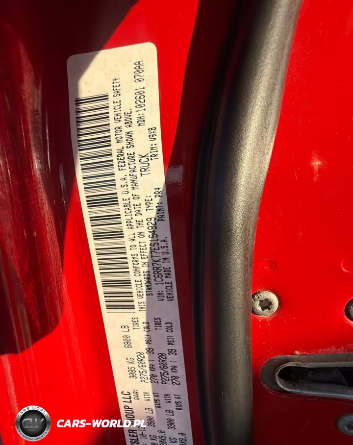 2014 Ram 1500 St VIN:1C6RR7KT7ES194929 - 10