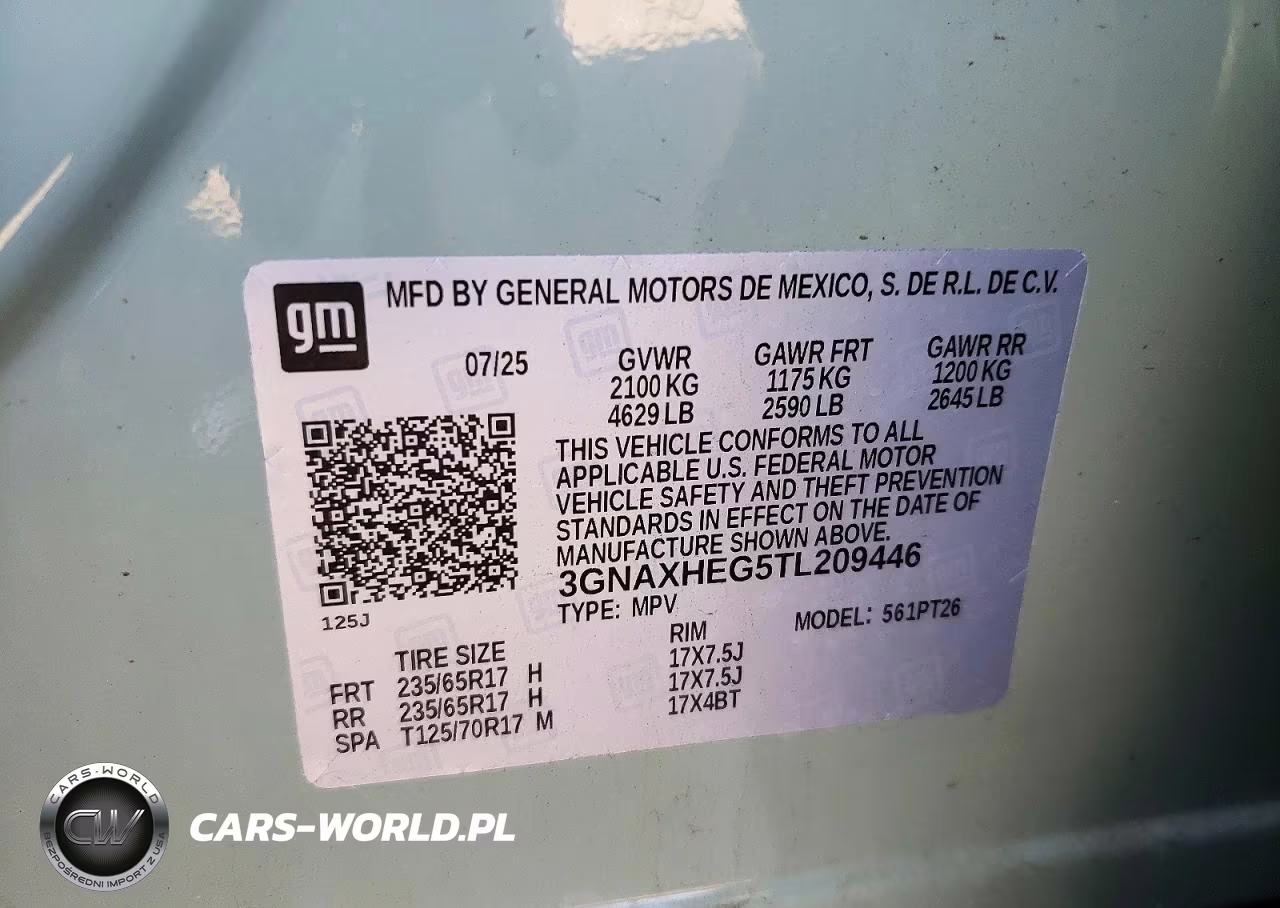 2026 Chevrolet Equinox Lt VIN:3GNAXHEG5TL209446 - 13