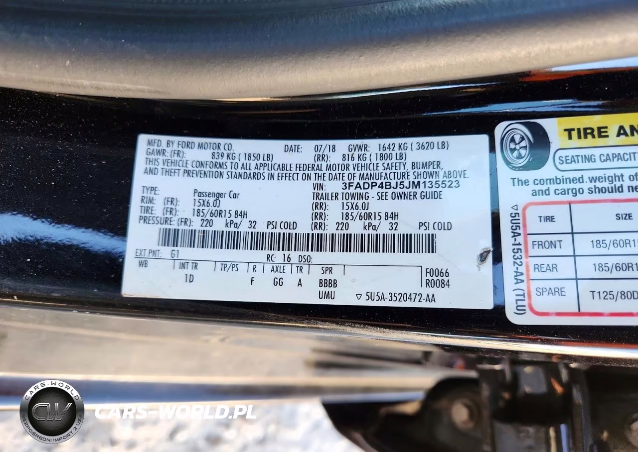 2018 Ford Fiesta Se VIN:3FADP4BJ5JM135523 - 12