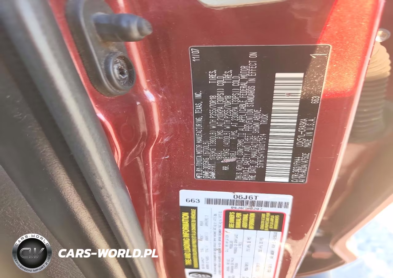 2008 Toyota Tundra Grade VIN:5TFRT54178X017914 - 12