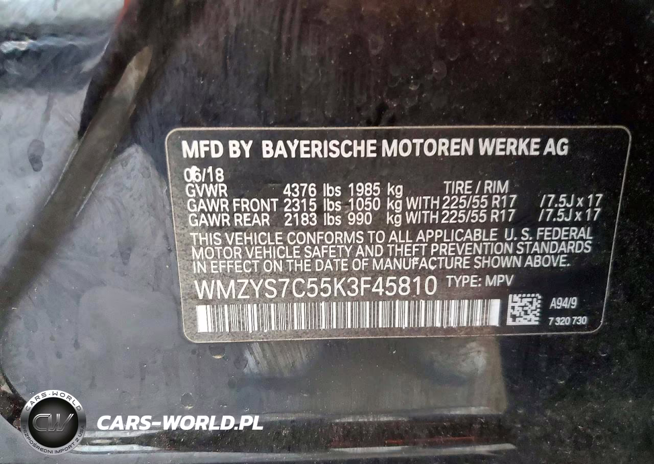 2019 Mini Cooper Countryman VIN:WMZYS7C55K3F45810 - 12
