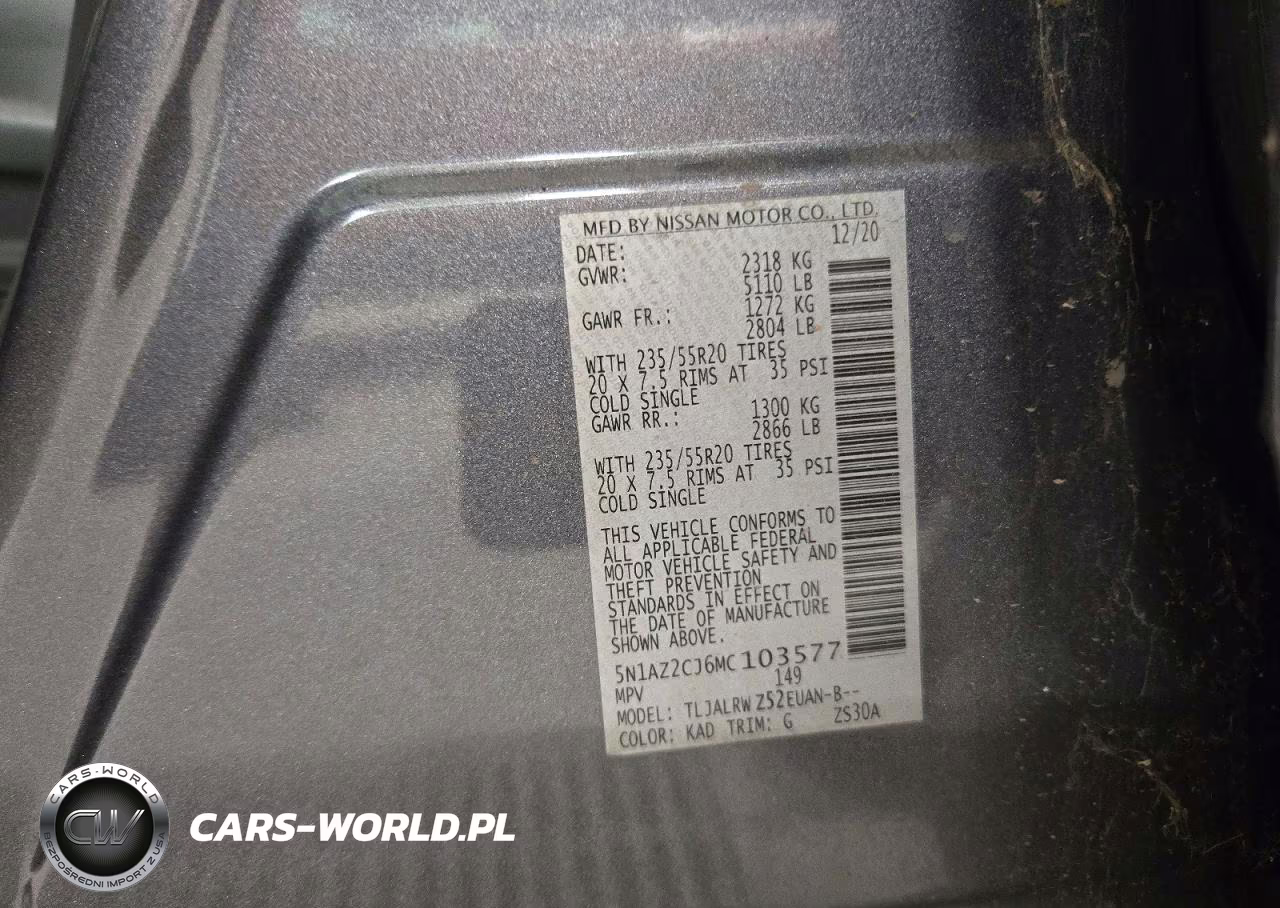 2021 Niss Murano VIN:5N1AZ2CJ6MC103577 - 14