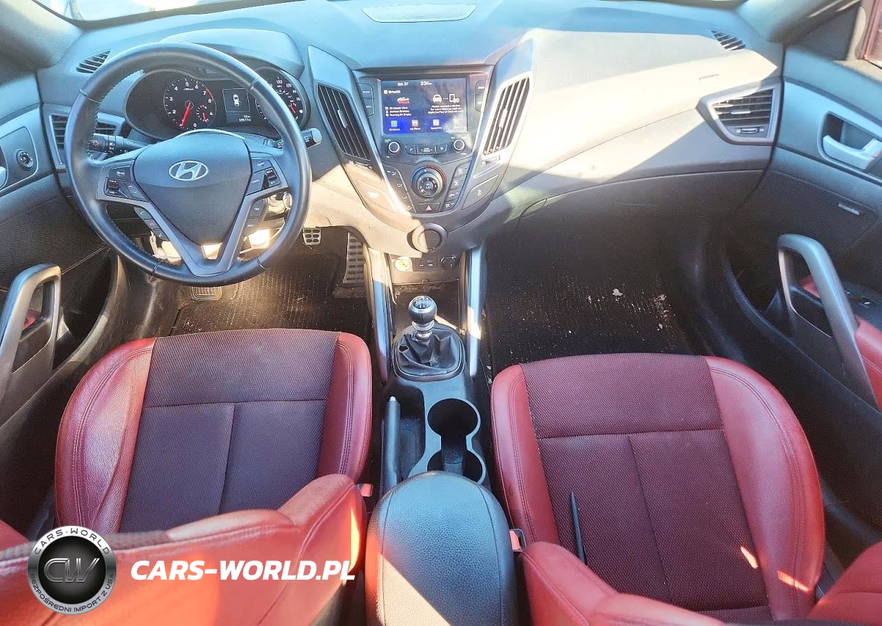 2017 Hyundai Veloster Turbo R-Spec VIN:KMHTC6AEXHU315406 - 8