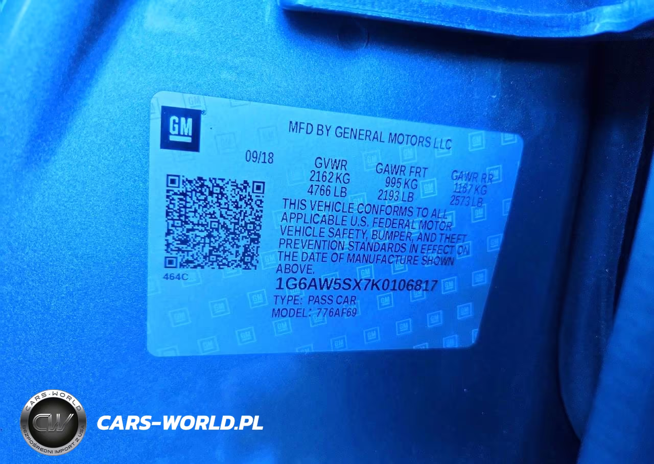 2019 Cadillac Cts VIN:1G6AW5SX7K0106817 - 12
