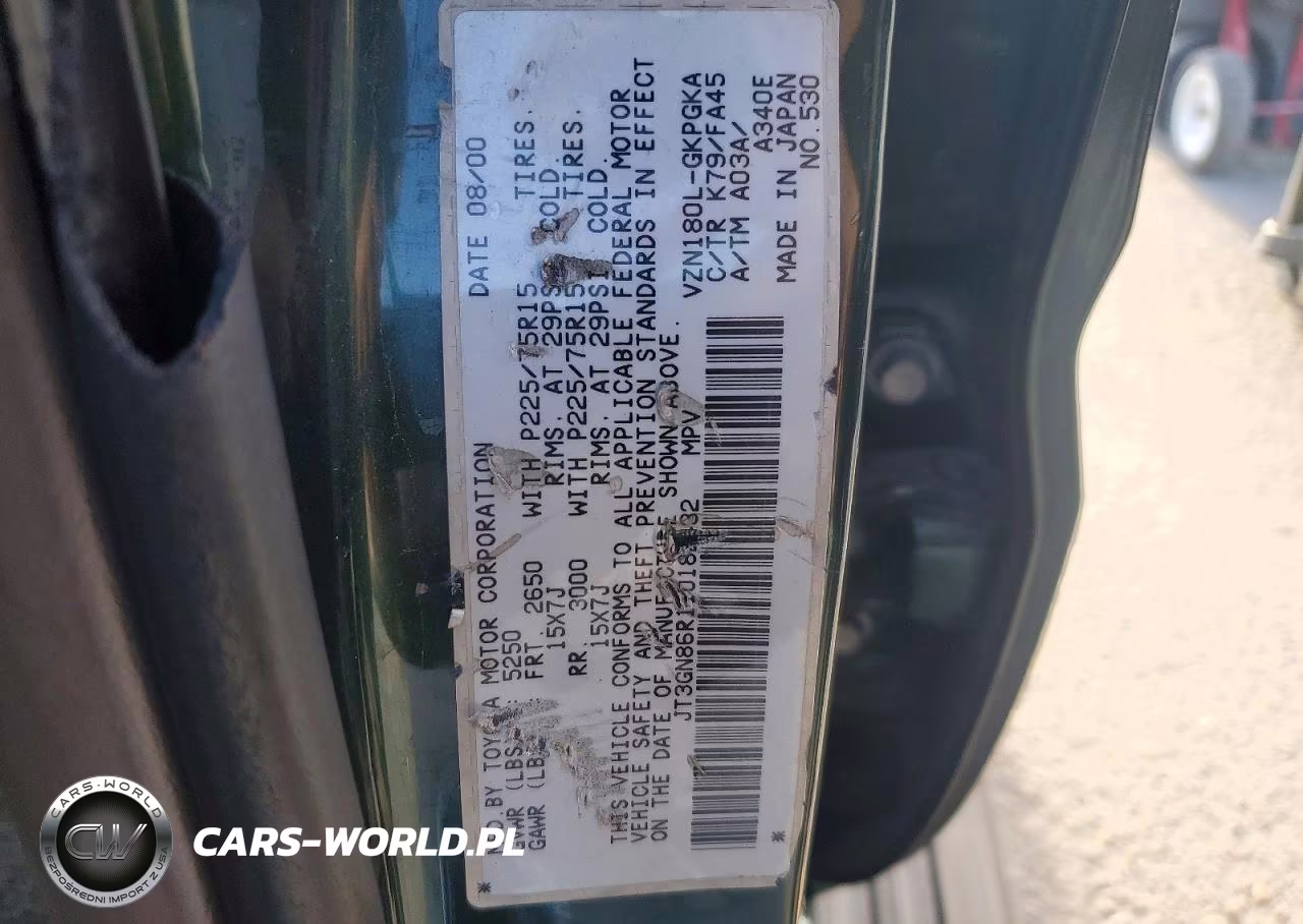 2001 Toyota 4Runner Sr5 V6 VIN:JT3GN86R110182432 - 13