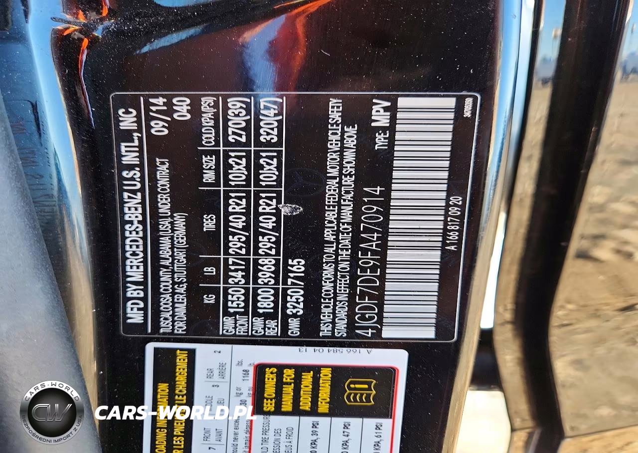 2015 Mercedes-Benz Gl 550 4Matic VIN:4JGDF7DE9FA470914 - 13