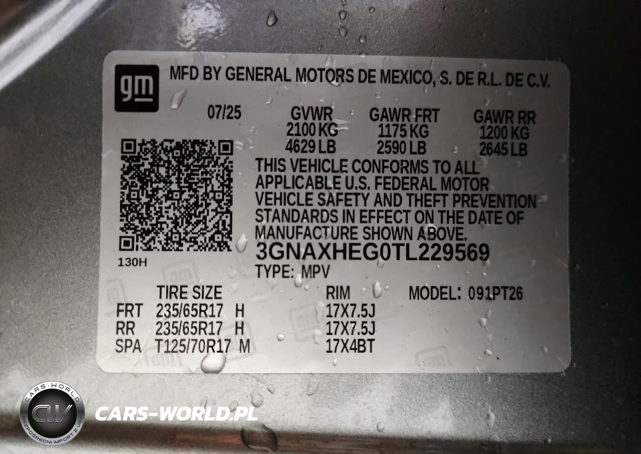 2026 Chevrolet Equinox Lt VIN:3GNAXHEG0TL229569 - 13