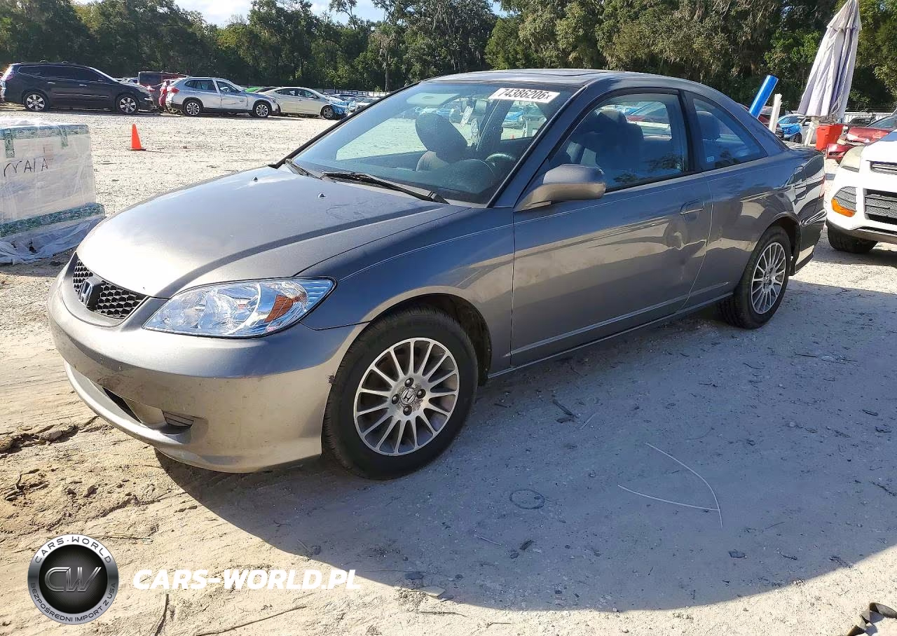 2005 Honda Civic Ex VIN:1HGEM21915L077311 - 1