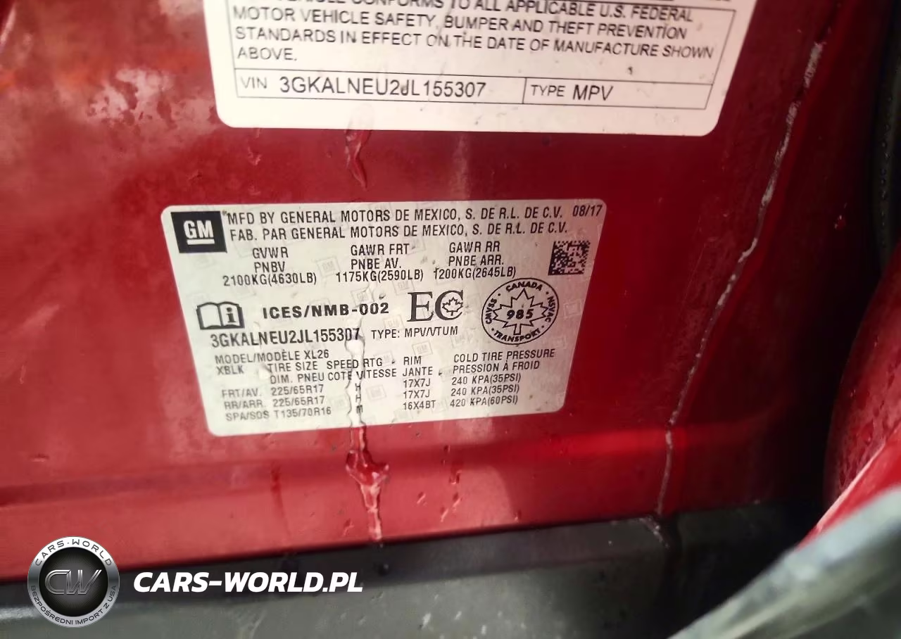 2018 GMC Terrain Sle VIN:3GKALNEU2JL155307 - 14