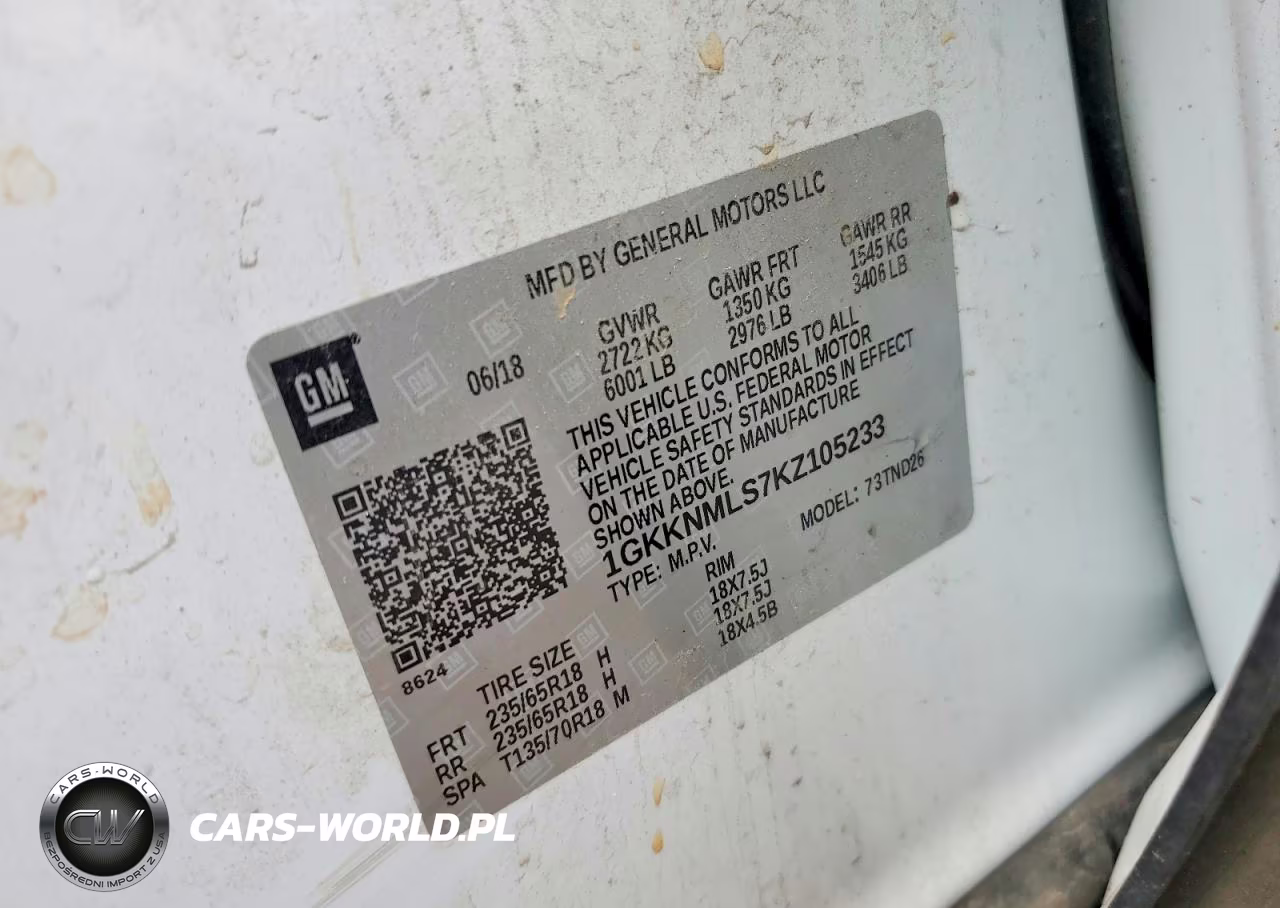 2019 GMC Acadia Slt-1 VIN:1GKKNMLS7KZ105233 - 13