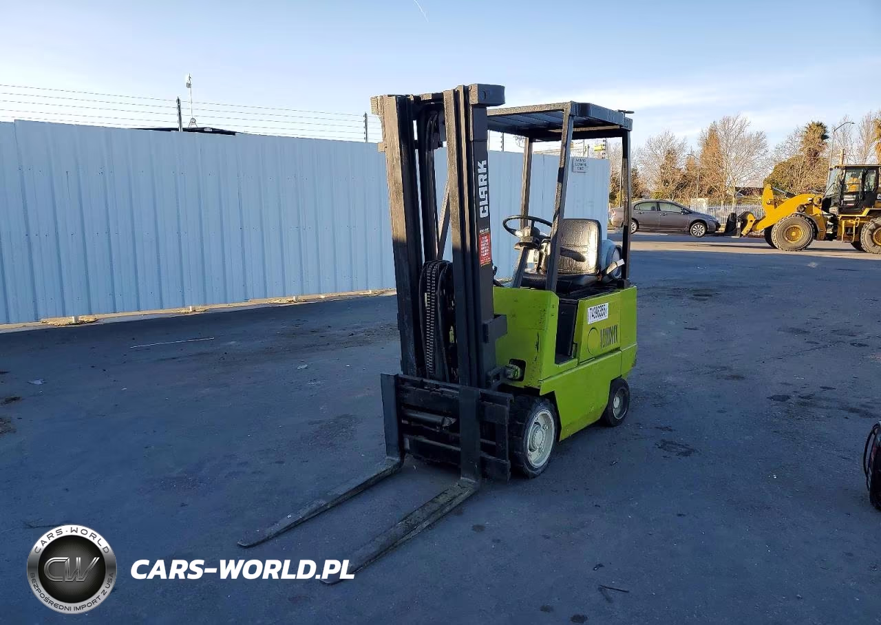 1990 Clark Gcs17S Forklift VIN:G12704027645K0F - 2
