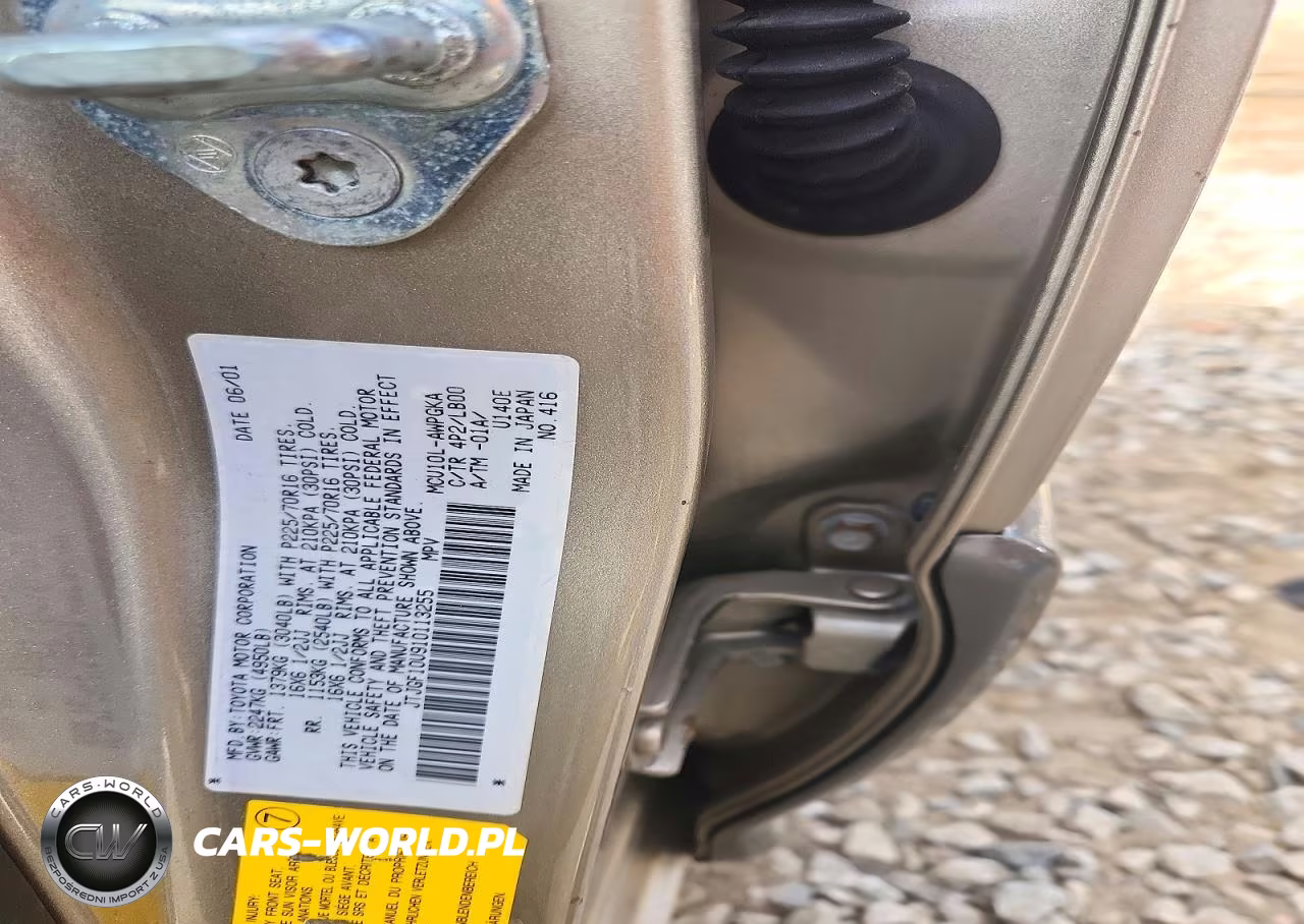 2001 Lexus Rx 300 VIN:JTJGF10U910113255 - 12