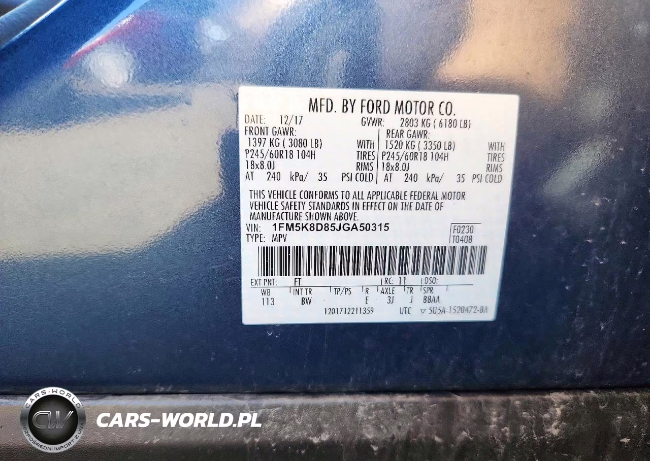 2018 Ford Explorer Xlt VIN:1FM5K8D85JGA50315 - 13