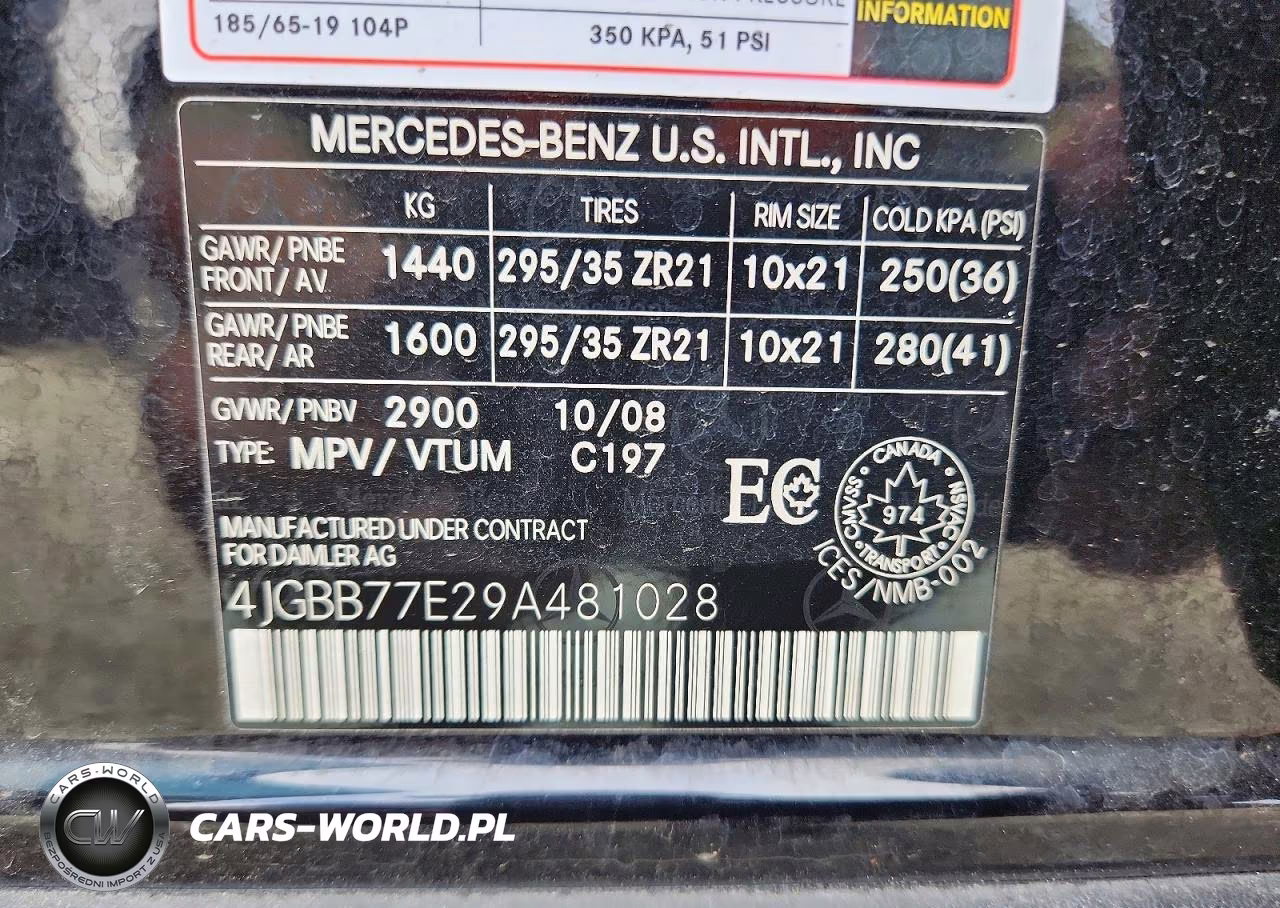 2009 Mercedes-Benz Ml 63 Amg VIN:4JGBB77E29A481028 - 13