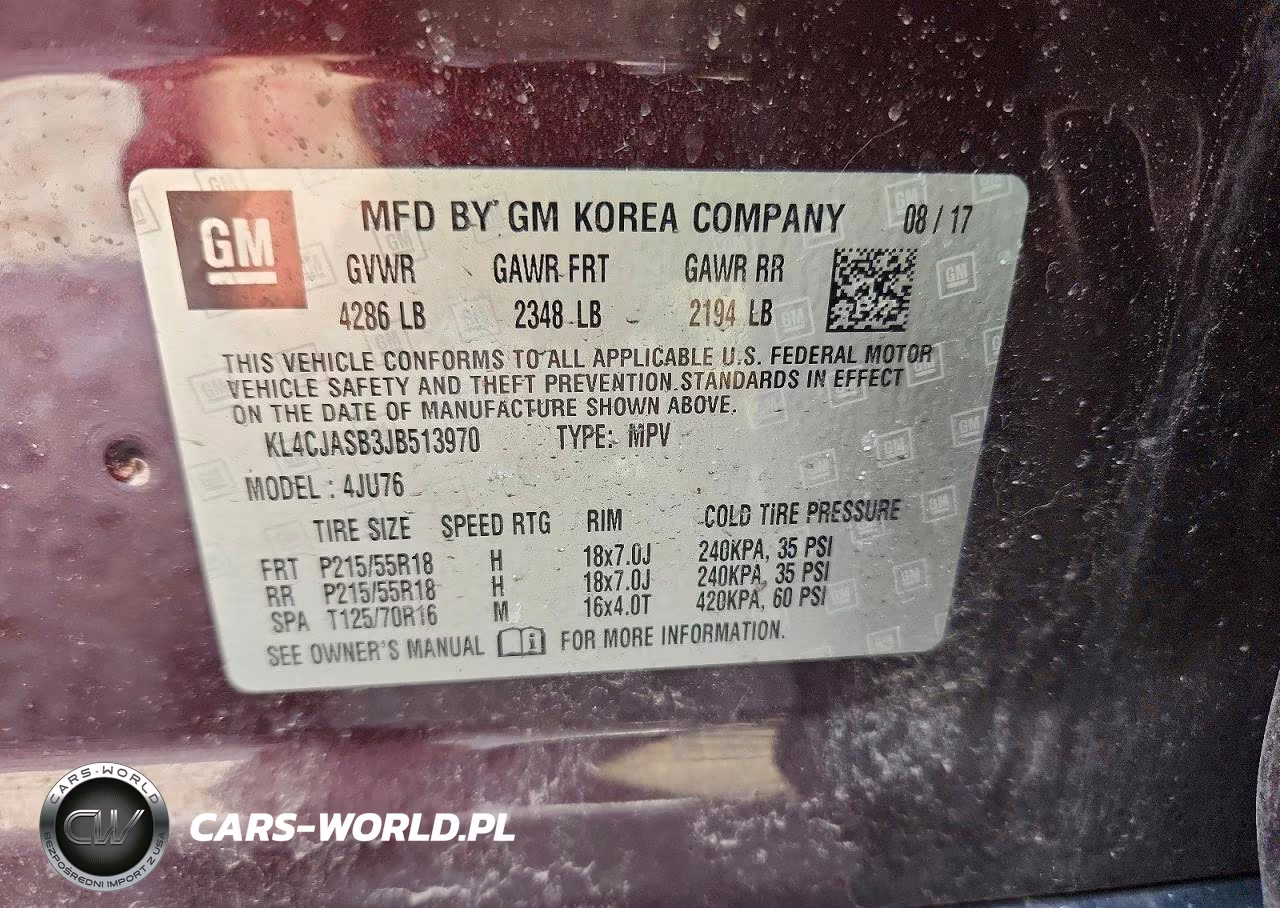 2018 Buick Encore Preferred VIN:KL4CJASB3JB513970 - 13