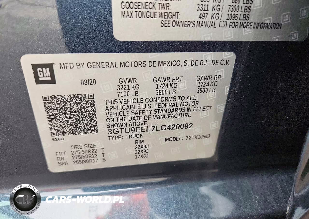 2020 GMC Sierra K1500 Denali VIN:3GTU9FEL7LG420092 - 12