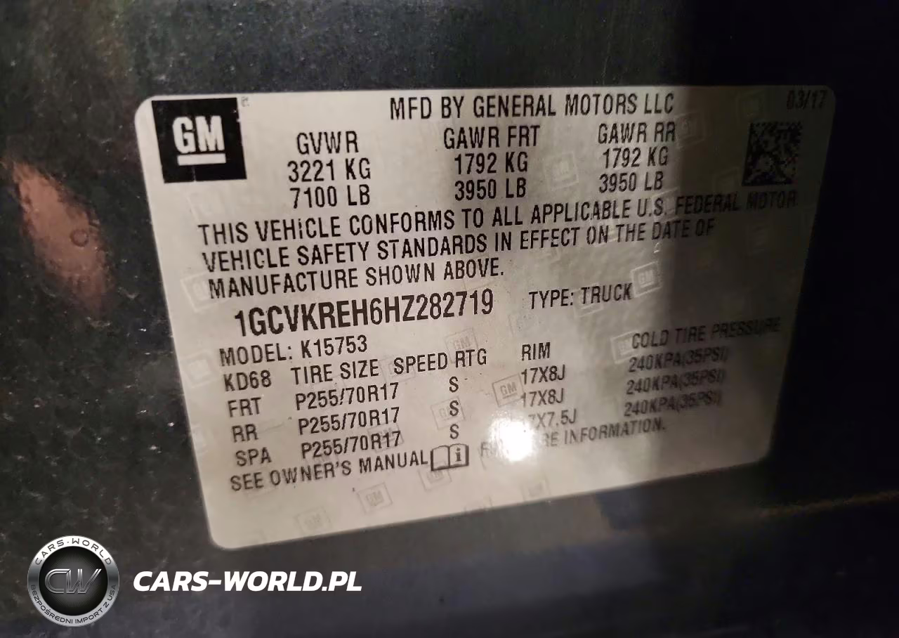 2017 Chevrolet Silverado K1500 Lt VIN:1GCVKREH6HZ282719 - 12