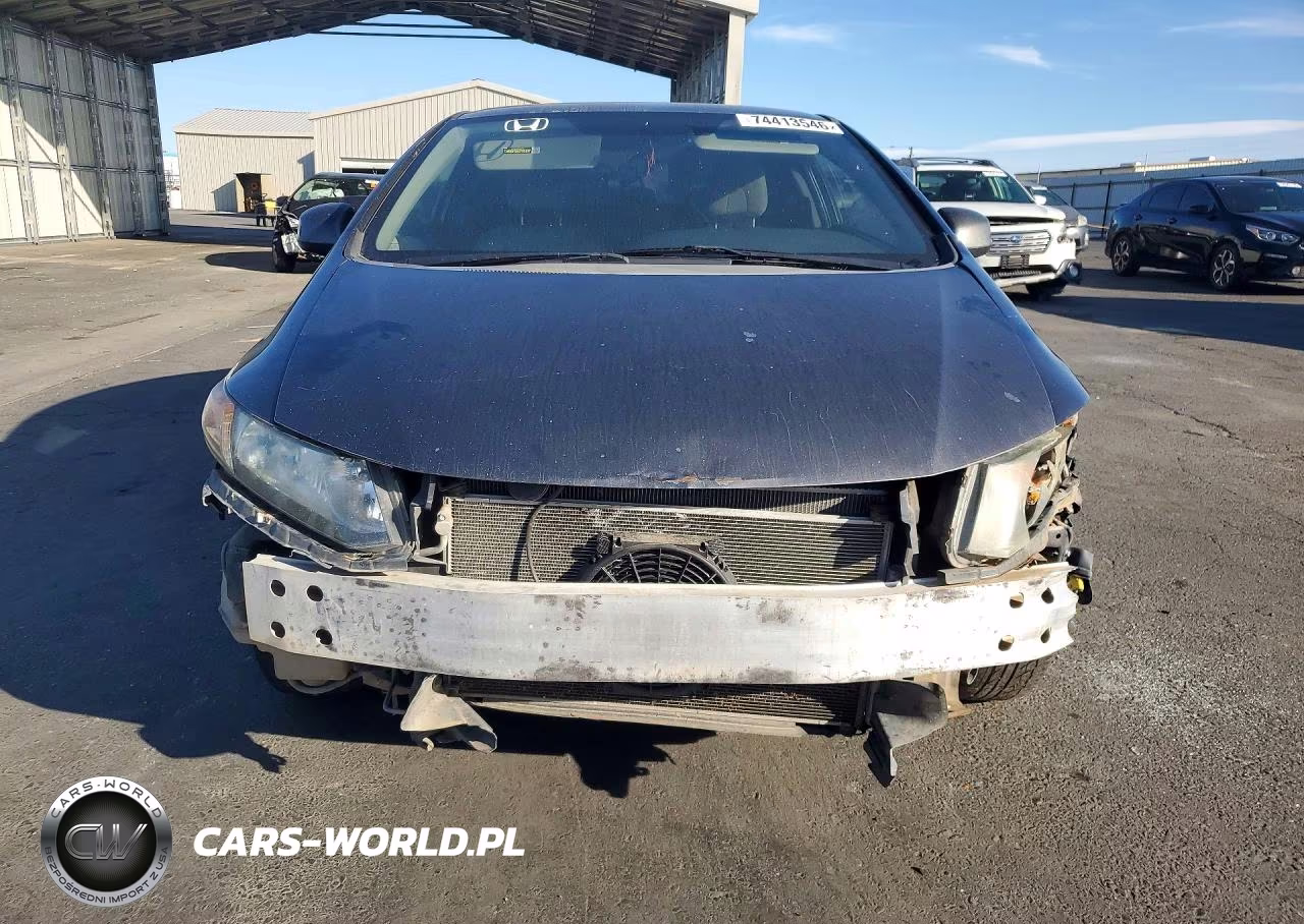 2012 Honda Civic Lx VIN:2HGFG3B52CH565903 - 5