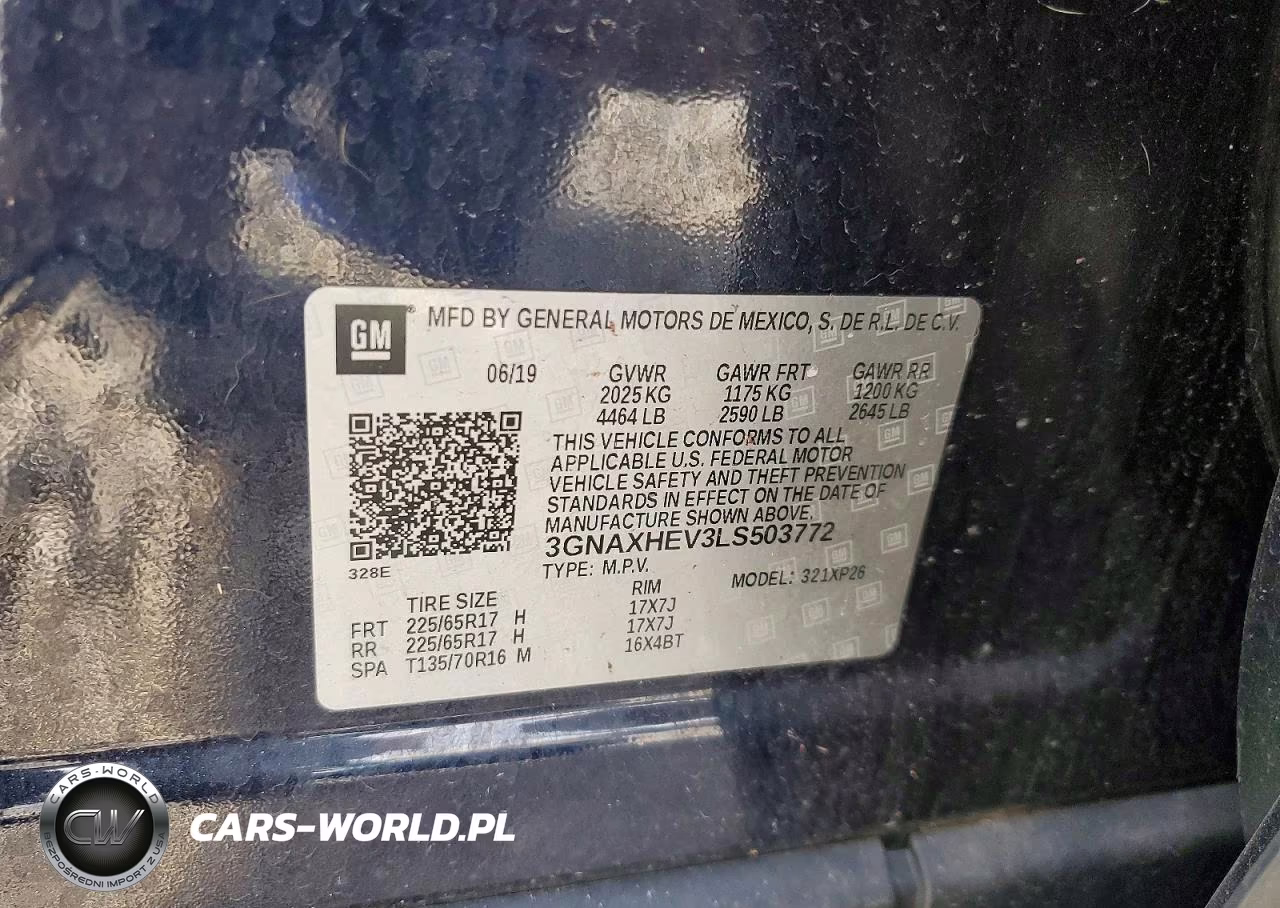 2020 Chevrolet Equinox Ls VIN:3GNAXHEV3LS503772 - 13