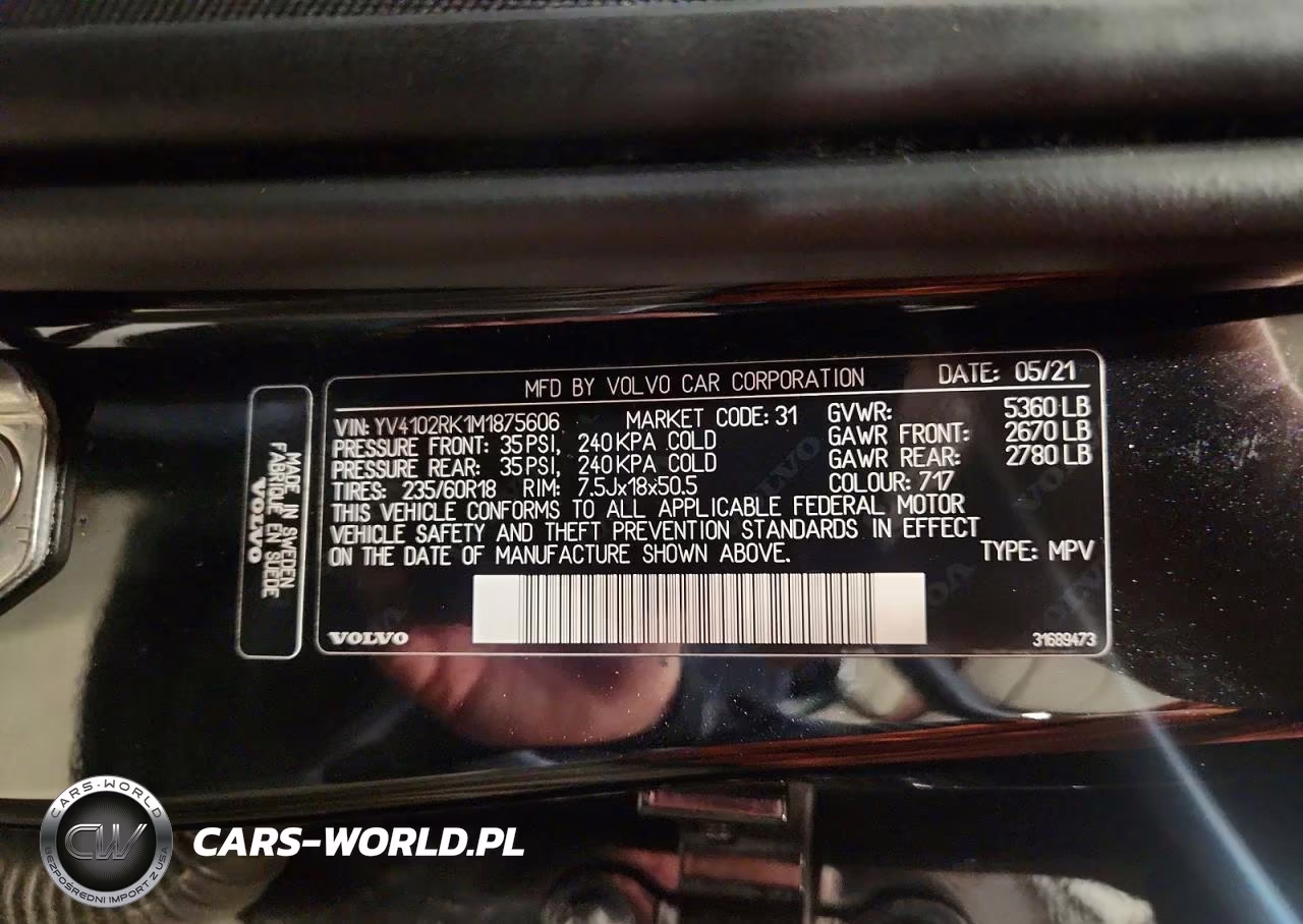 2021 Volvo Xc60 T5 Momentum VIN:YV4102RK1M1875606 - 13
